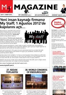 My Magazine 1. Sayı kapağı