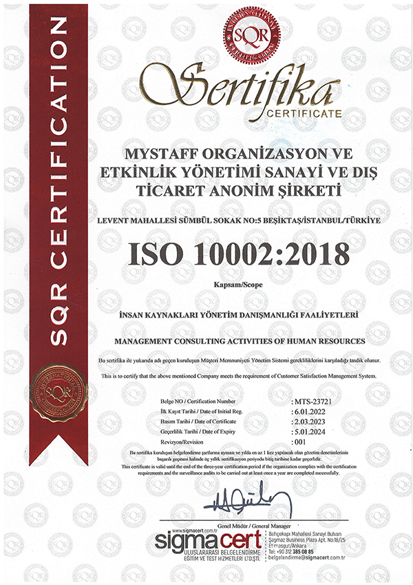ISO 10002 — Müşteri Memnuniyeti Yönetimi